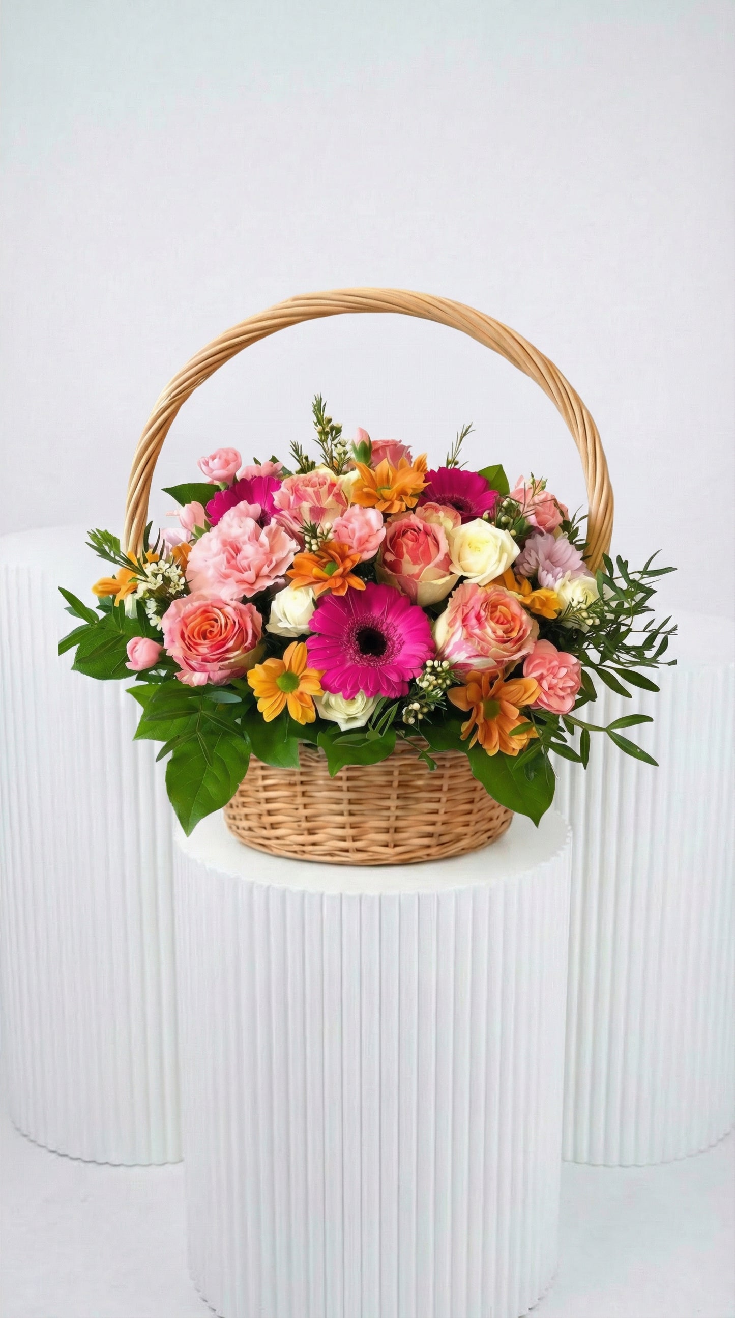 BloomShape Basket - BB Flowers UAE