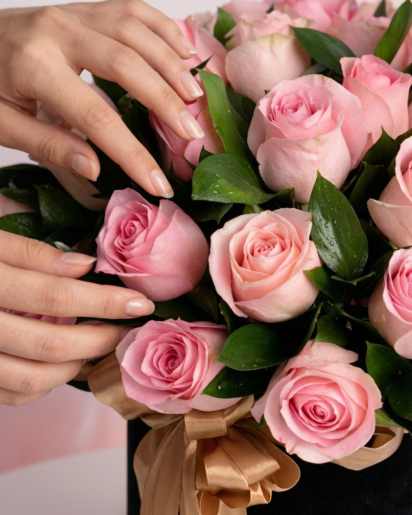 Pink Rose Charm - BB Flowers UAE