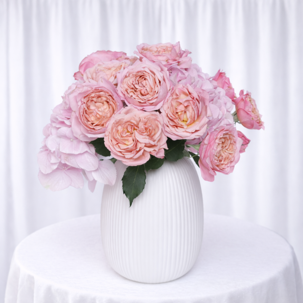 Blush Rose Vase