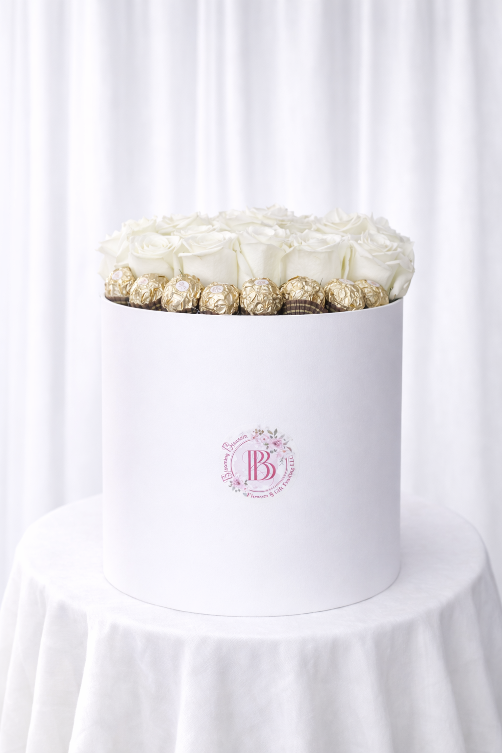 Ivory Luxe Chocolate Rose