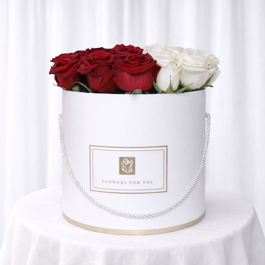 Red & White Roses