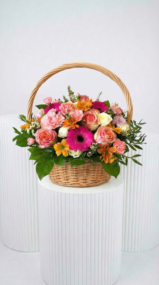 BloomShape Basket - BB Flowers UAE