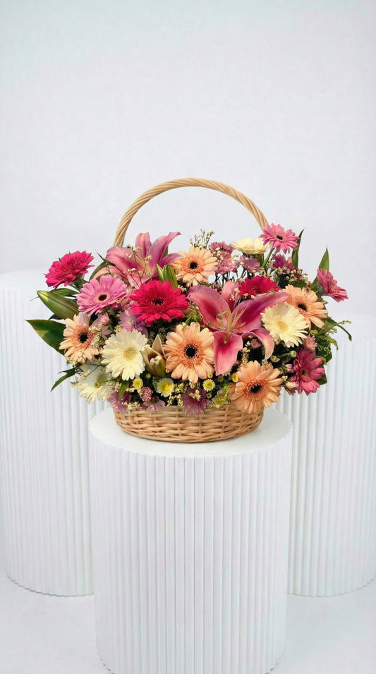 Veloura Basket - BB Flowers UAE