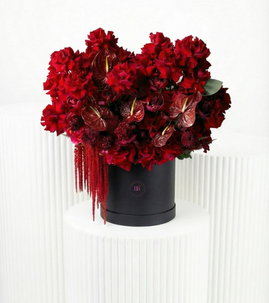 Crimson Luxe Bloom