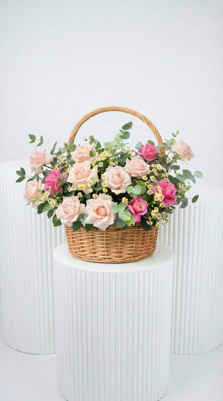 Aurelune Basket - BB Flowers UAE