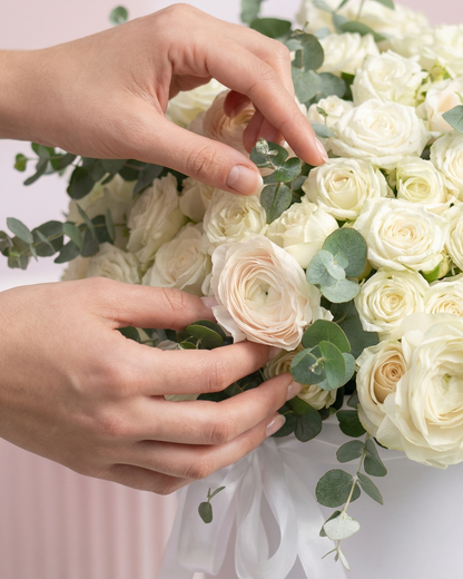 White Rose Elegance - BB Flowers UAE