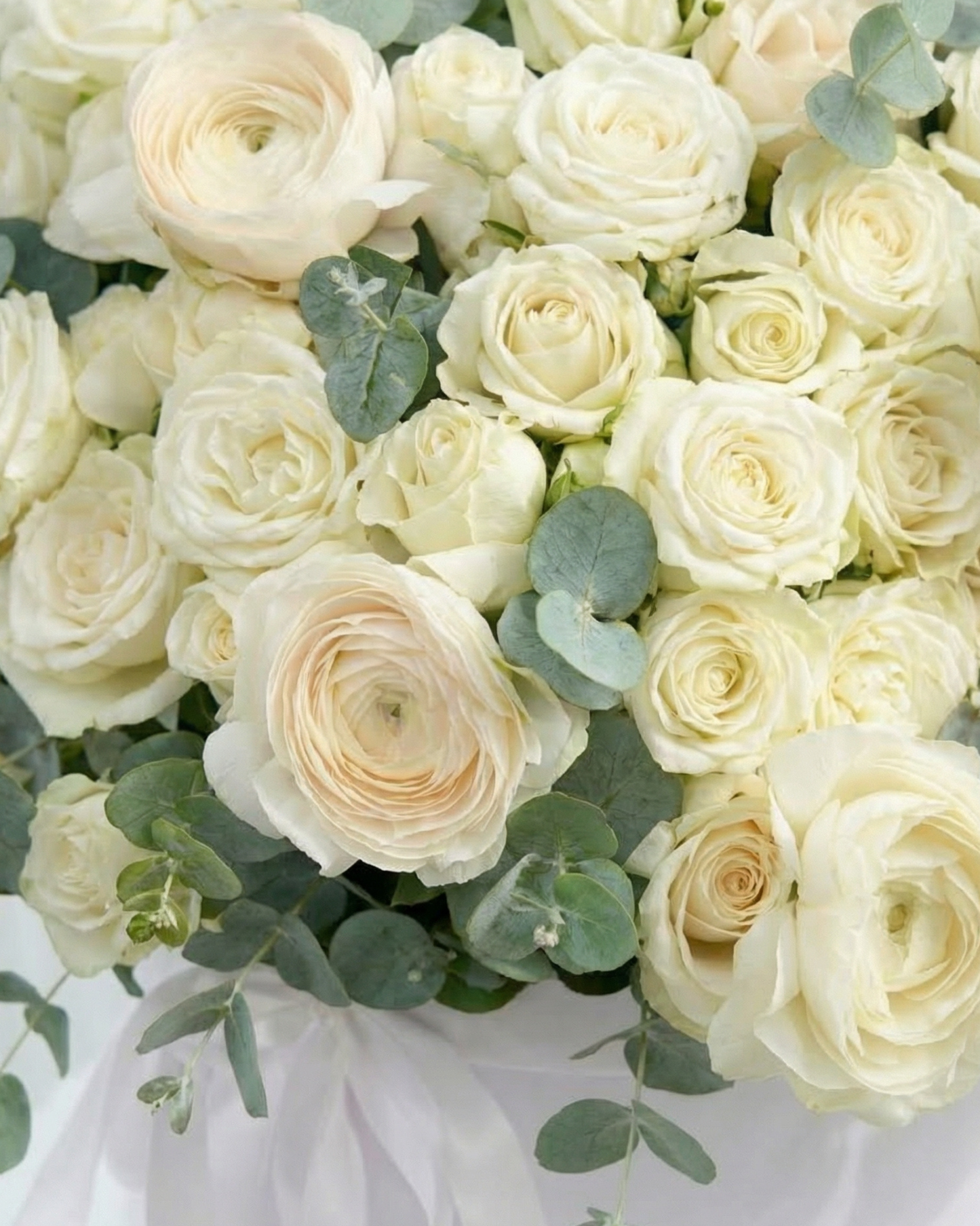 White Rose Elegance - BB Flowers UAE
