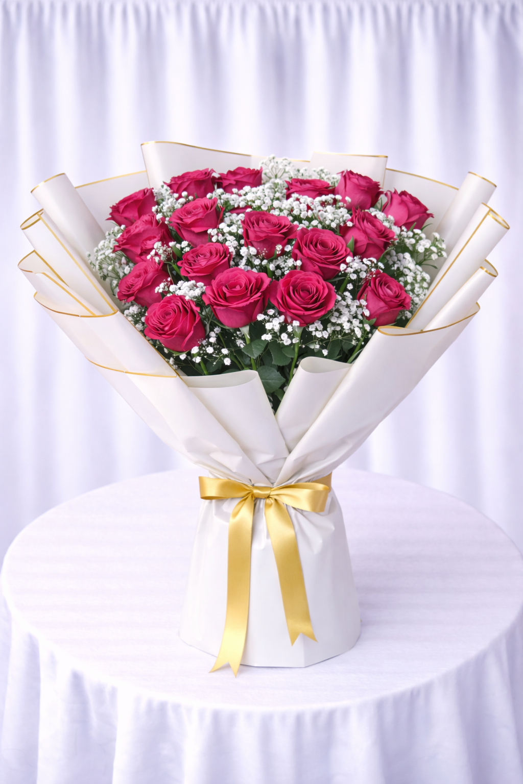 Dark Pink Rose Elegance