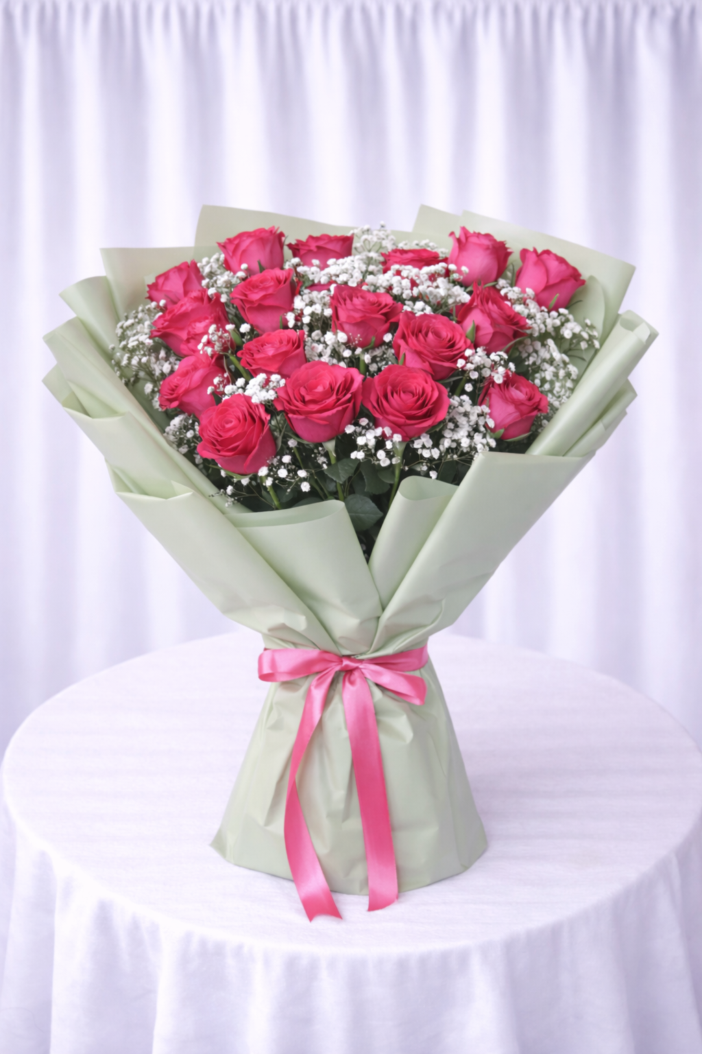 Dark Pink Rose Elegance