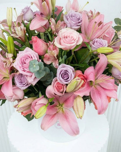 Pastel Rose & Lily - BB Flowers UAE