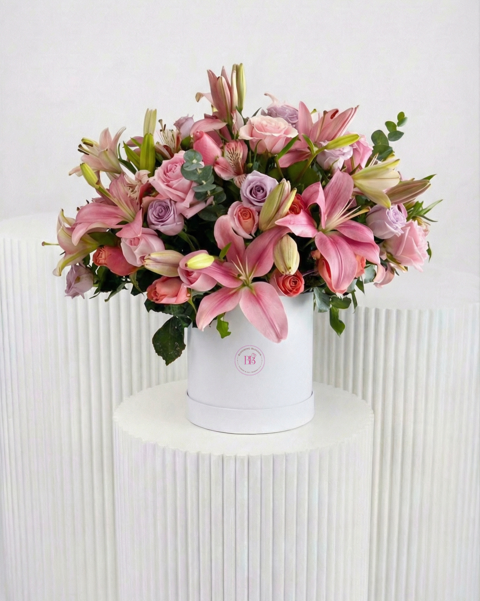 Pastel Rose & Lily - BB Flowers UAE