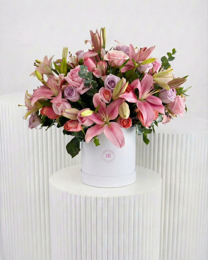 Pastel Rose & Lily - BB Flowers UAE