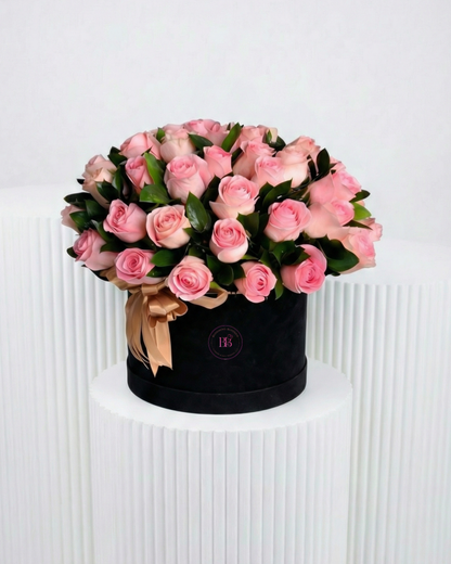 Pink Rose Charm - BB Flowers UAE