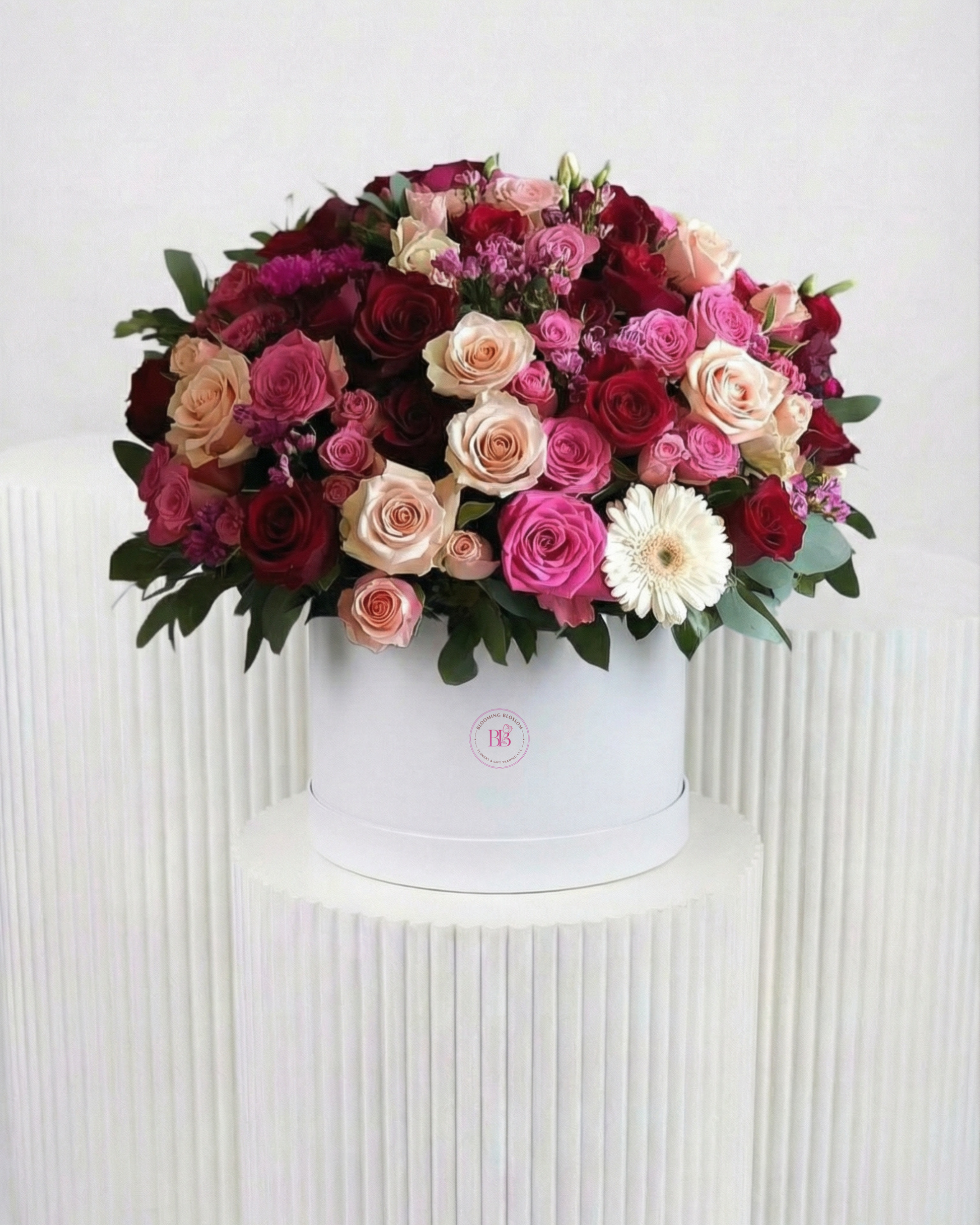 Pink Rose Harmony - BB Flowers UAE