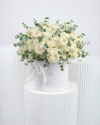 White Rose Elegance - BB Flowers UAE